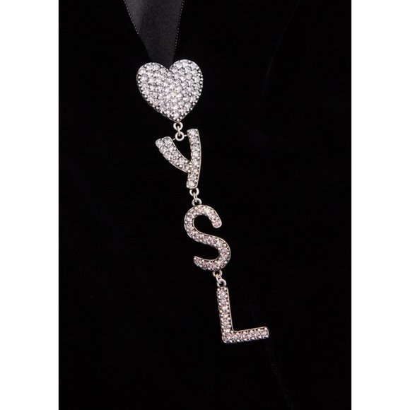 SAINT LAURENT  YSL Women's Black Cut-out Silk Dress size 4 FR 36 - Picture 7 of 16